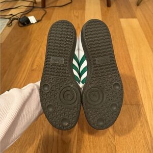 adidas Green and White Sneakers